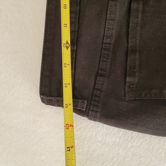 NYDJ Stretch Capri Jeans Rhinestone Button Cuff Sz 10 - Picture 5 of 8